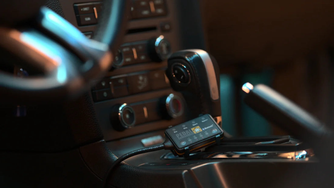 
Pedsl Commander unite, automative parts displayed with a dashboard.