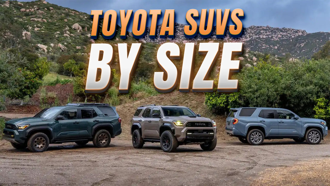 
toyota suv models by size
