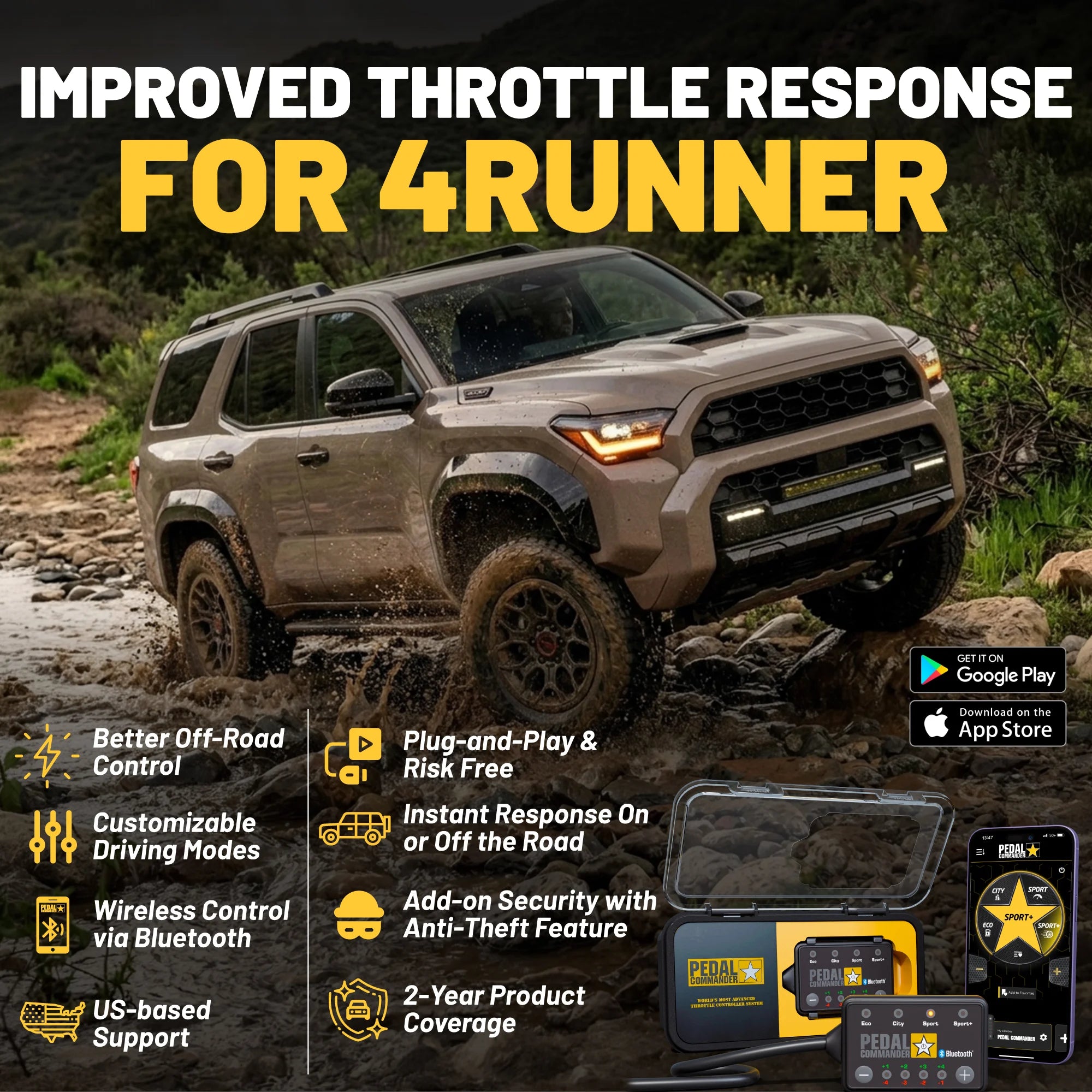 Pedal Commander improved throttle response for 4runner