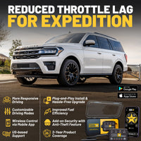 Pedal Commander® for Ford Expedition reduced throttle lag