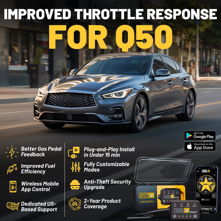 Infiniti Q50 V37 (2014-2024) (2.0L - 3.0L Twin Turbo V6 - 3.5L Hybrid V6 - 3.7L V6 - 2.1L Turbo Diesel)