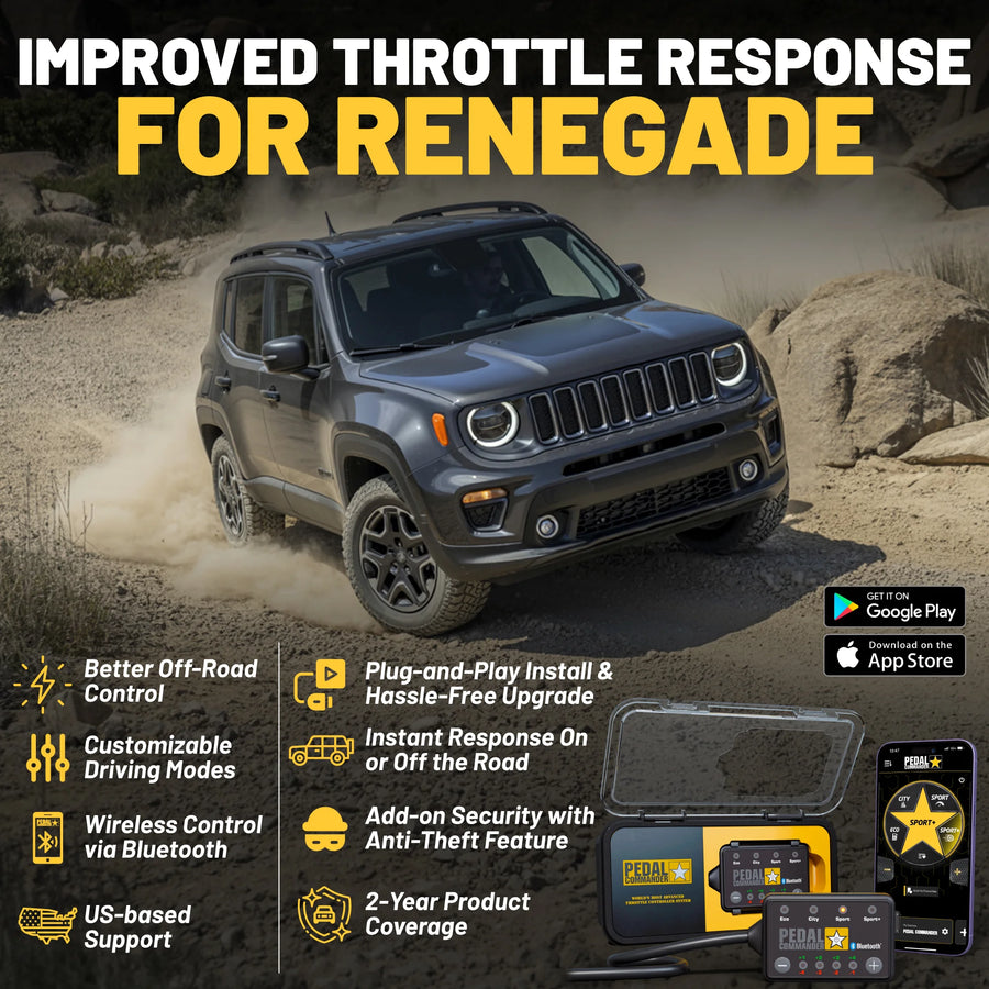Jeep Renegade BU (2015+) (1.0L turbo - 1.3L turbo - 1.4L turbo - 1.6L - 1.8L - 2.4L - 1.3L turbo hybrid - 1.6L diesel - 2.0L diesel)