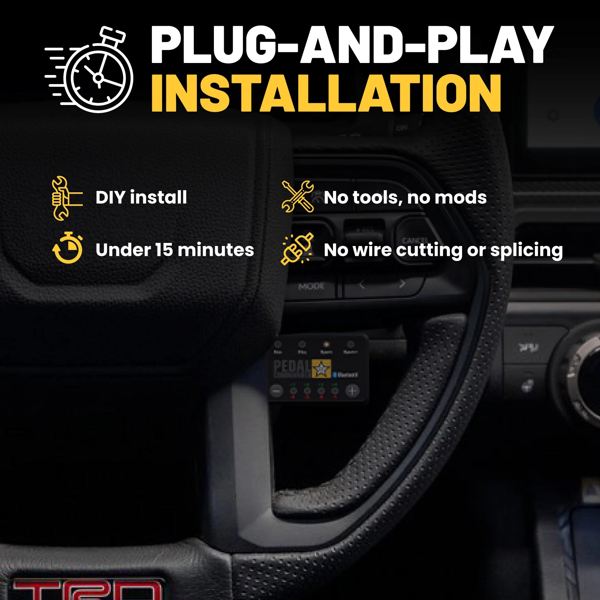 Pedal Commander for 4runner plug and play installation