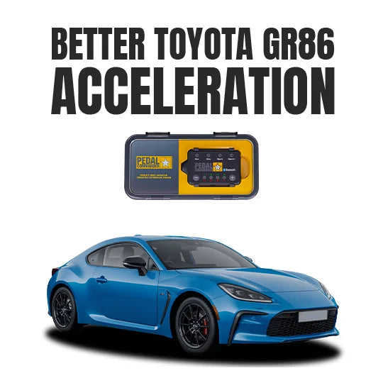 Toyota GR86 with Pedal Commander device 