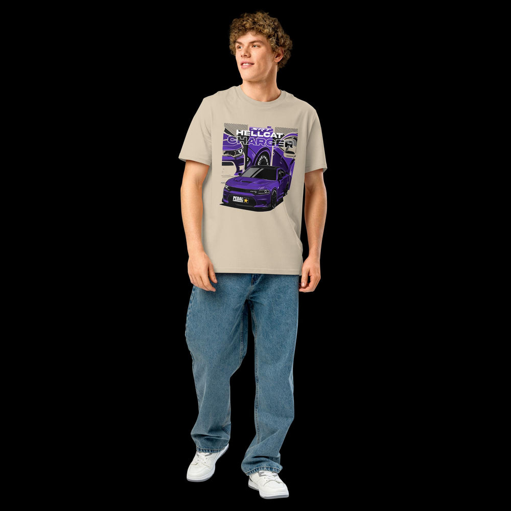 
Unisex Organic Ribbed Neck T-shirt - Charger
image-2