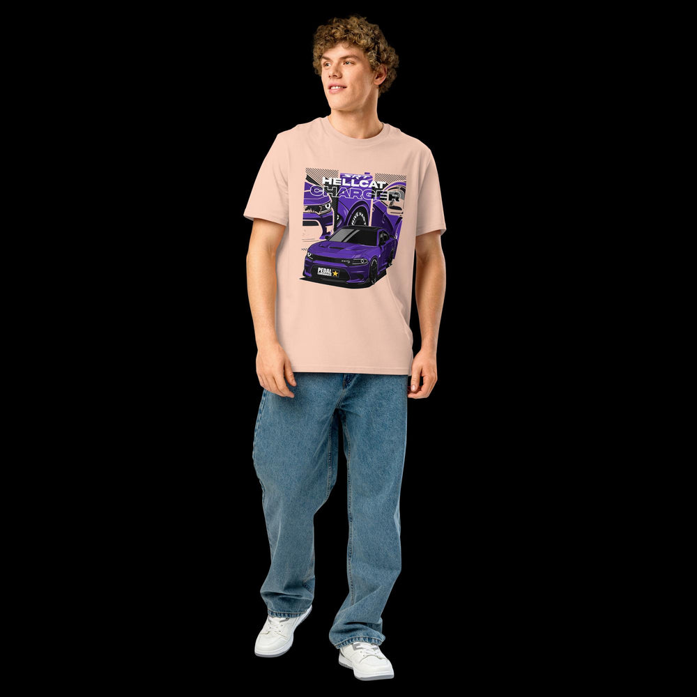 
Unisex Organic Ribbed Neck T-shirt - Charger
image-3