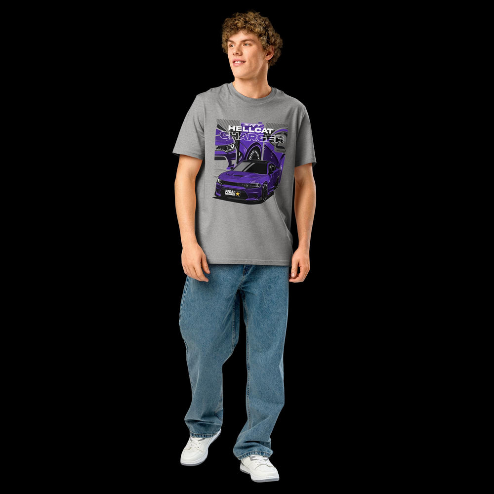
Unisex Organic Ribbed Neck T-shirt - Charger
image-4